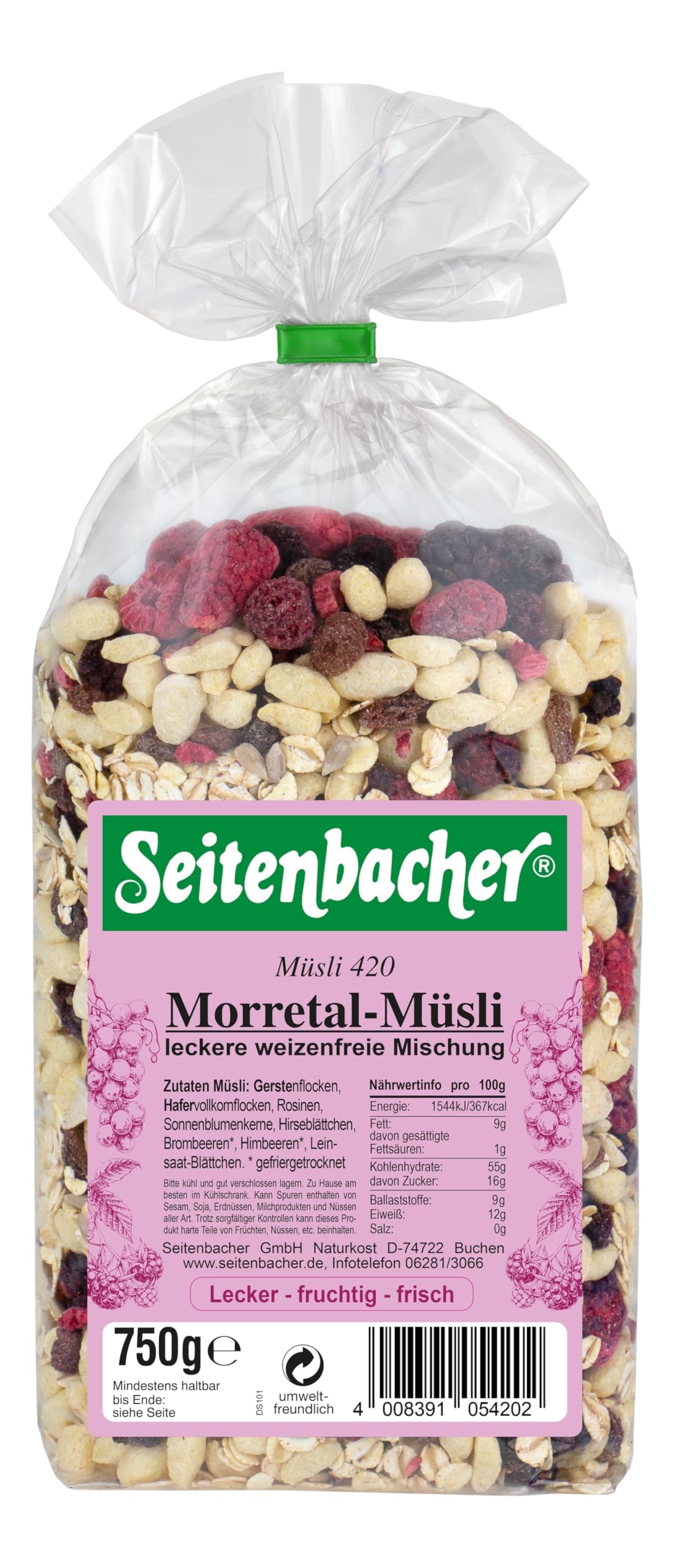 seitenbacher-morretal-m-sli-vollkorn-beeren-weizenfrei-ohne-zuckerzusatz-3-x-750 image 1