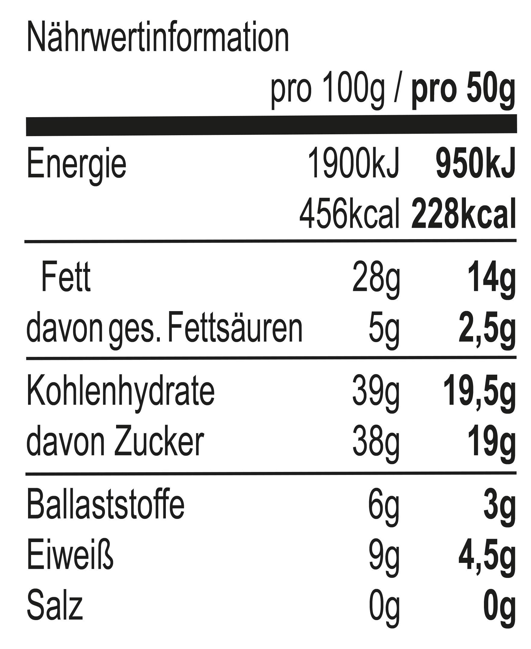 seitenbacher-riegel-energiebombe-mandeln-honig-glutenfrei-50-g image 2