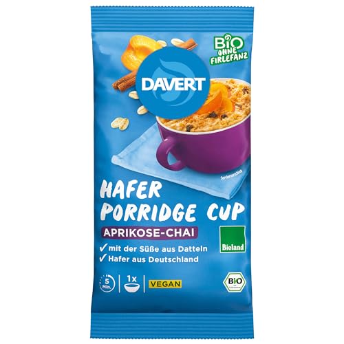 davert-bio-hafer-porridge-cup-aprikose-chai-65g image 2
