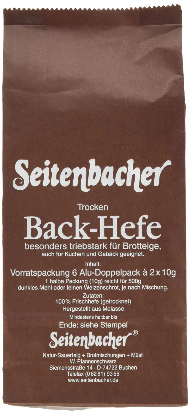 seitenbacher-hefe-trocken-vorratspack-6-x-20-g-120-g image 1