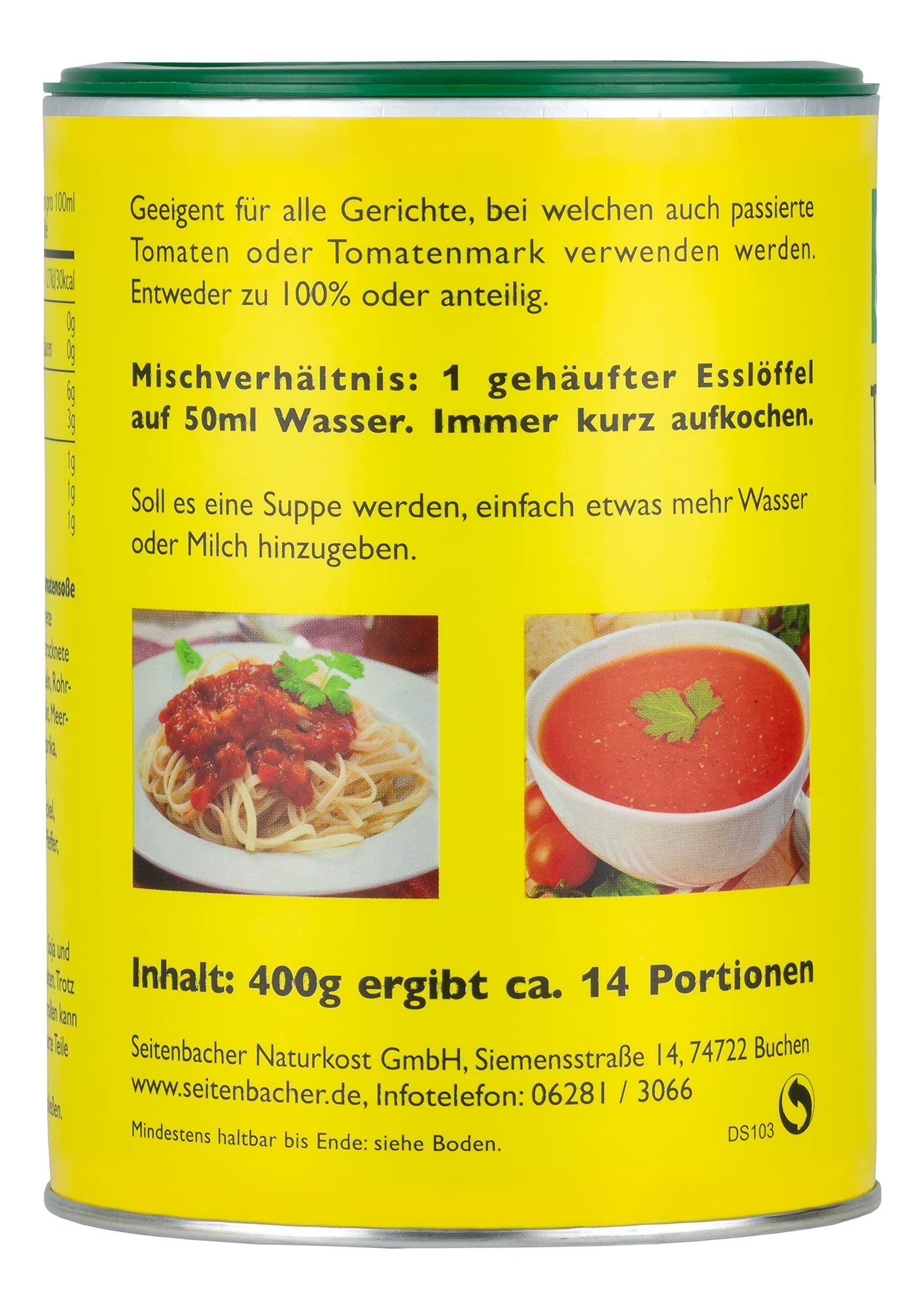 seitenbacher-tomaten-karle-suppe-so-e-allrounder-vegan-glutenfrei-400g-dose image 5