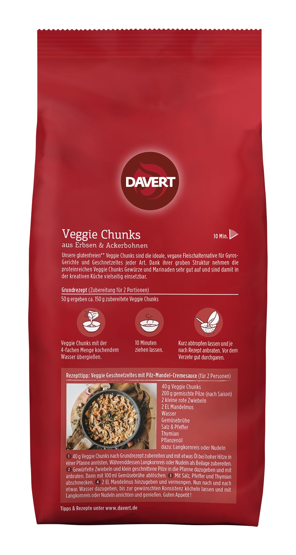 davert-veggie-chunks-erbsen-und-ackerbohnen-100g image 2