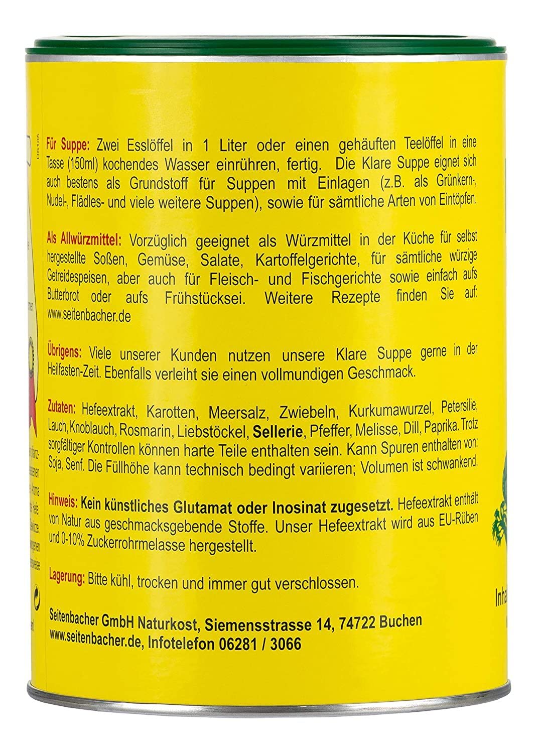 seitenbacher-klare-suppe-gem-sebr-he-allrounder-ohne-fett-1x500-g image 3