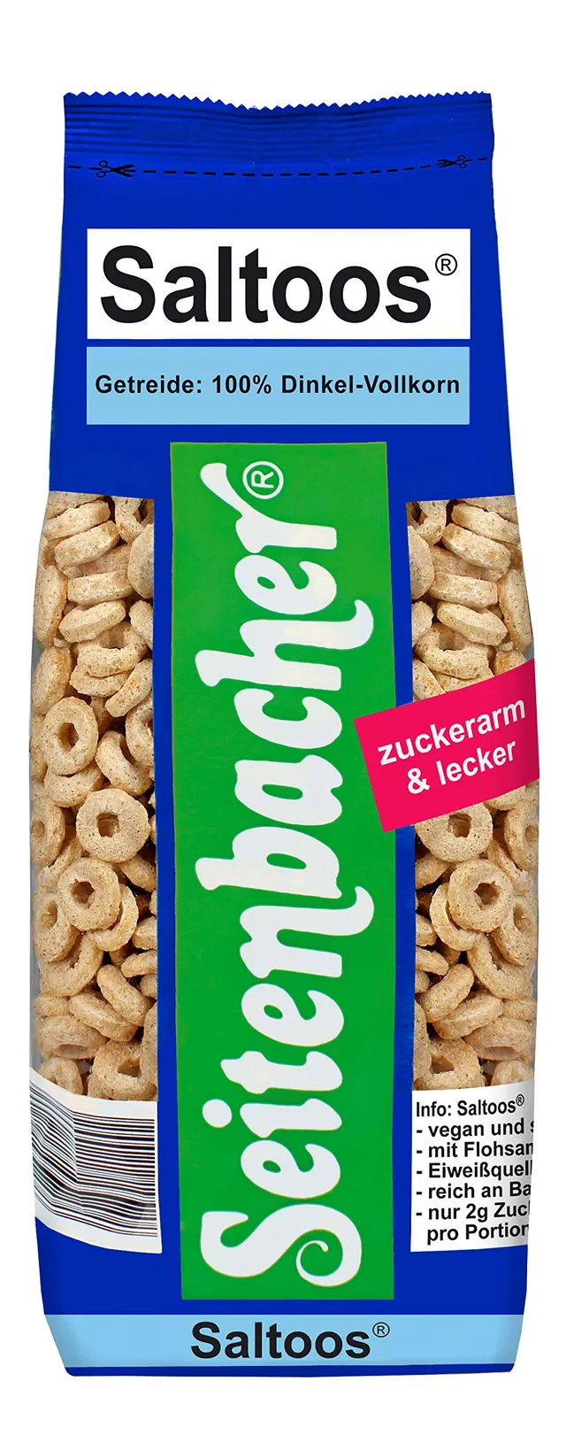 seitenbacher-saltoos-dinkel-vollkorn-cerealien-zuckerarm-9er-pack-9-x-200-g image 1