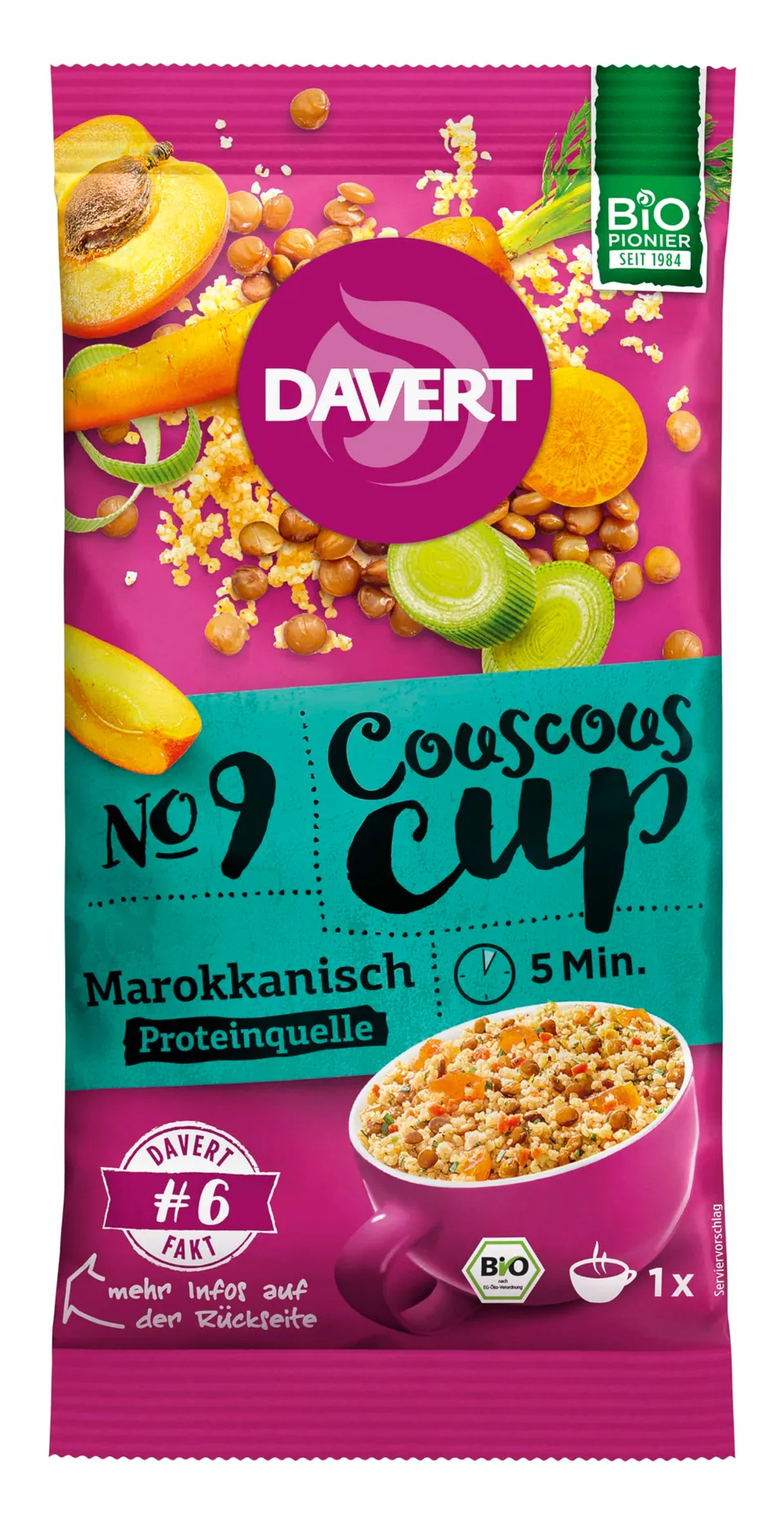 davert-couscous-cup-marokkanisch-bio-couscous-cup-70-g image 1