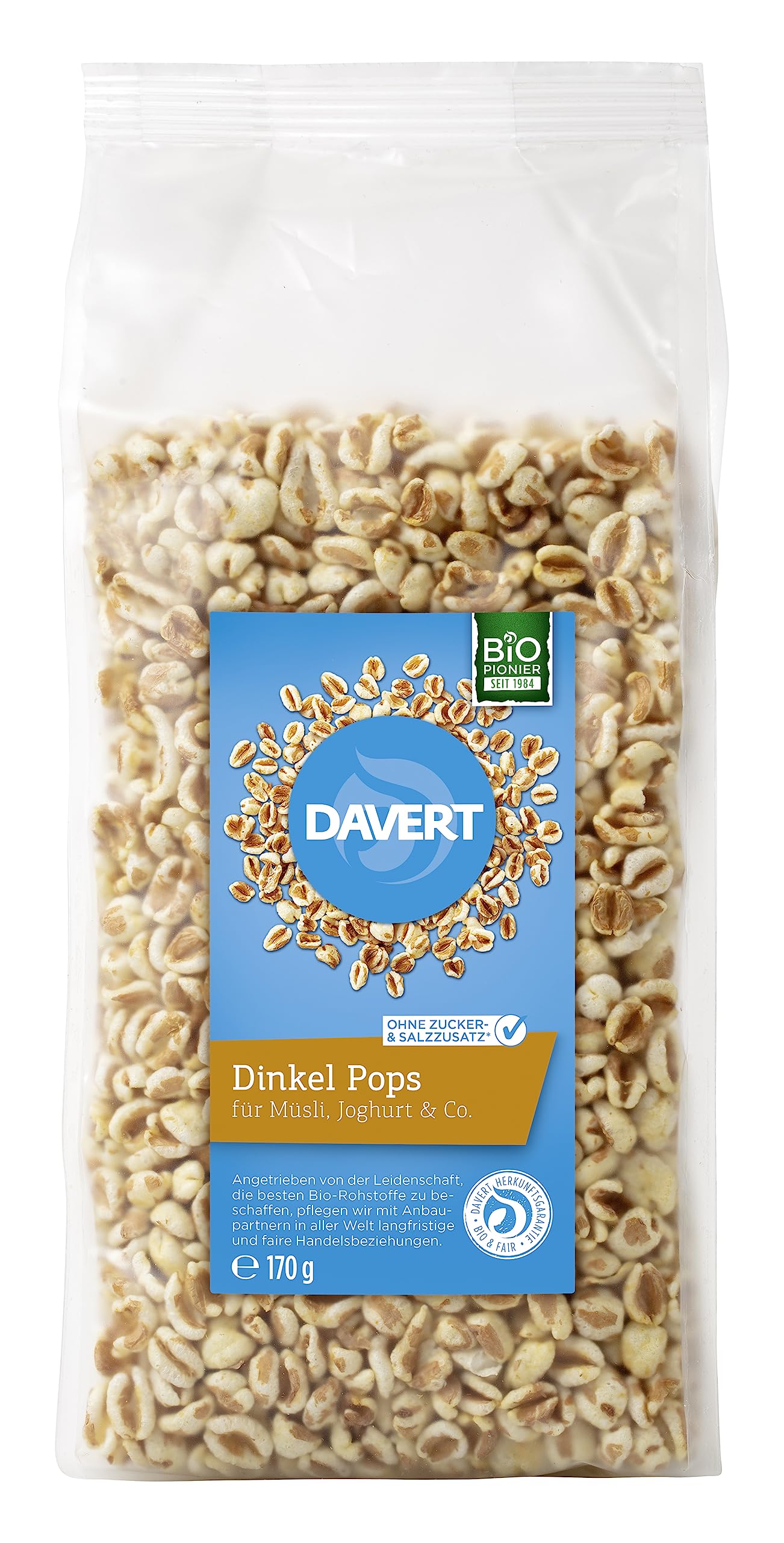 davert-dinkel-pops-bio-gepuffter-dinkel-170-g image 1