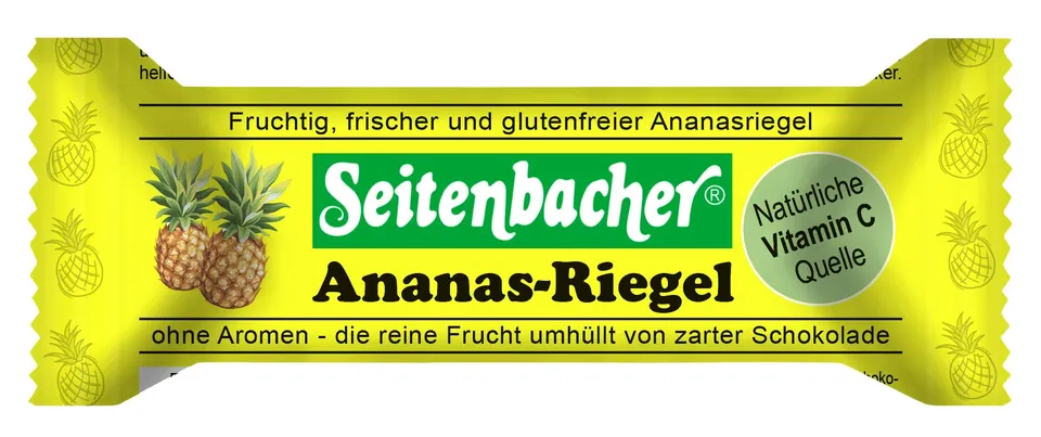 seitenbacher-schoko-ananas-riegel-12x50g-80-fruchtanteil-glutenfrei image 1