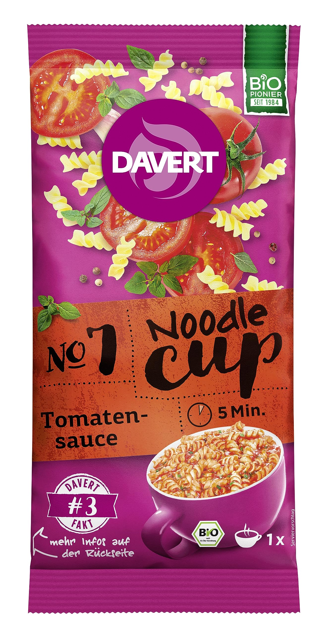 davert-bio-noodle-cup-tomatensauce-vegan-portionsbecher image 1
