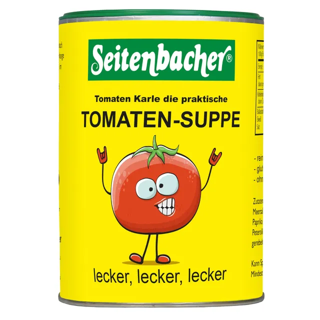 seitenbacher-tomaten-karle-suppe-so-e-allrounder-vegan-glutenfrei-400g-dose image 1