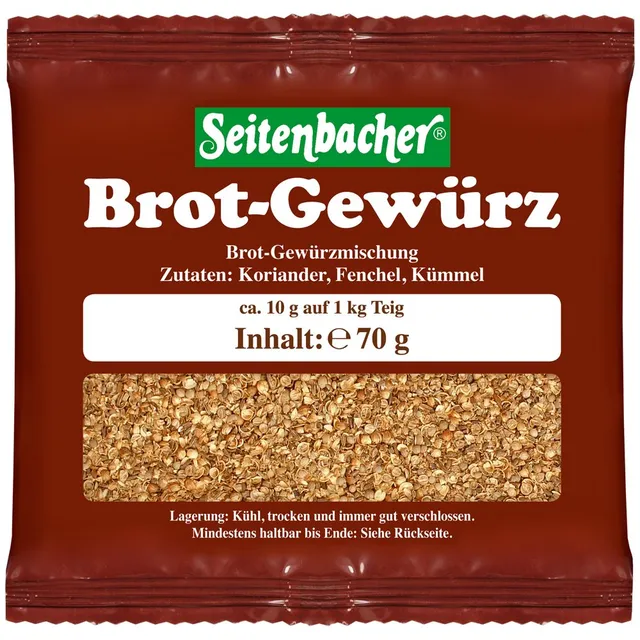 seitenbacher-brotgew-rz-mit-koriander-fenchel-und-k-mmel-70-g image 1