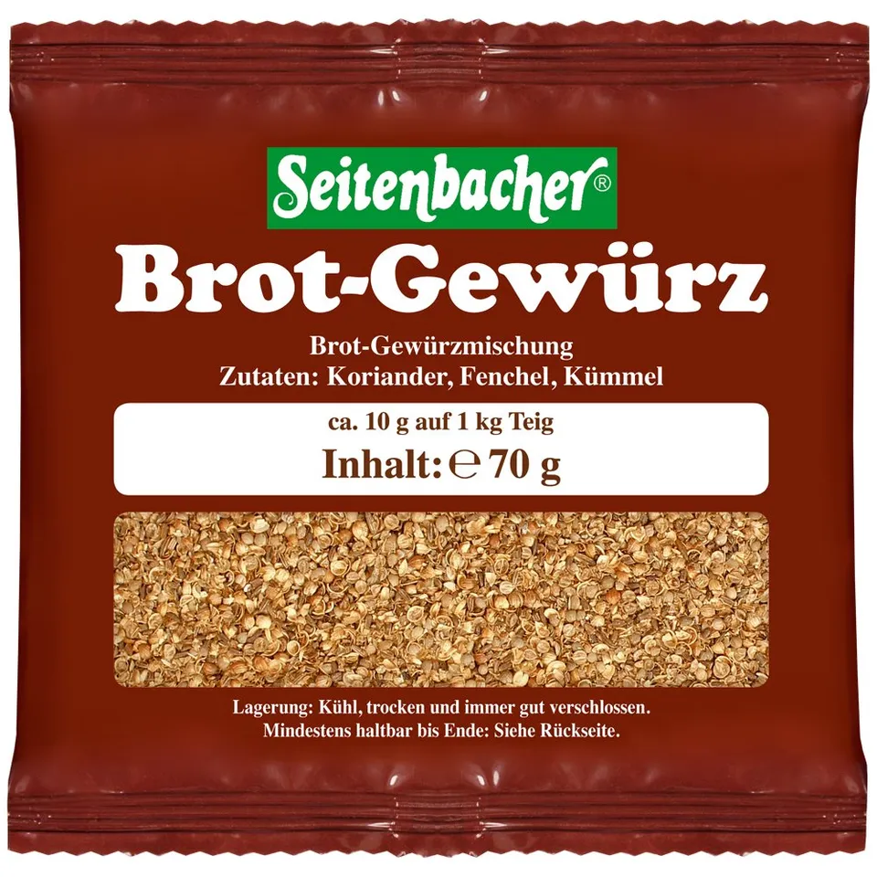 seitenbacher-brotgew-rz-mit-koriander-fenchel-und-k-mmel-70-g image 1