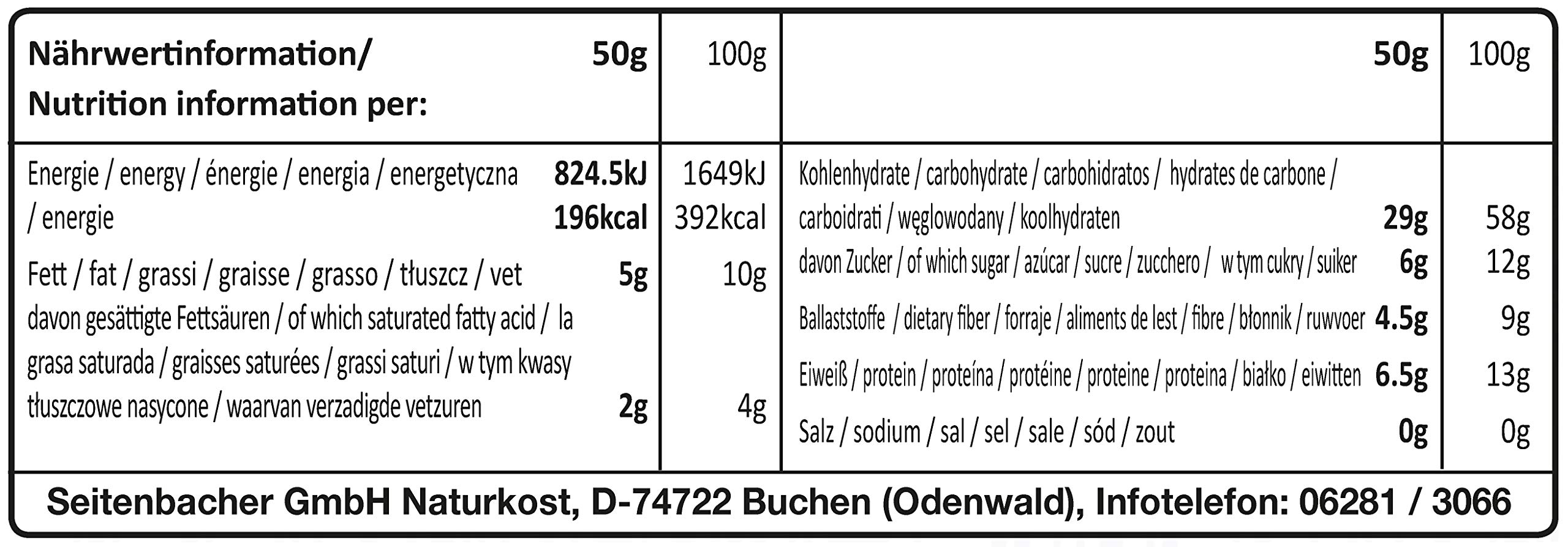 seitenbacher-bio-erdbeer-schoko-m-sli-dinkel-vollkorn-weizenfrei-2-x-454-g image 3