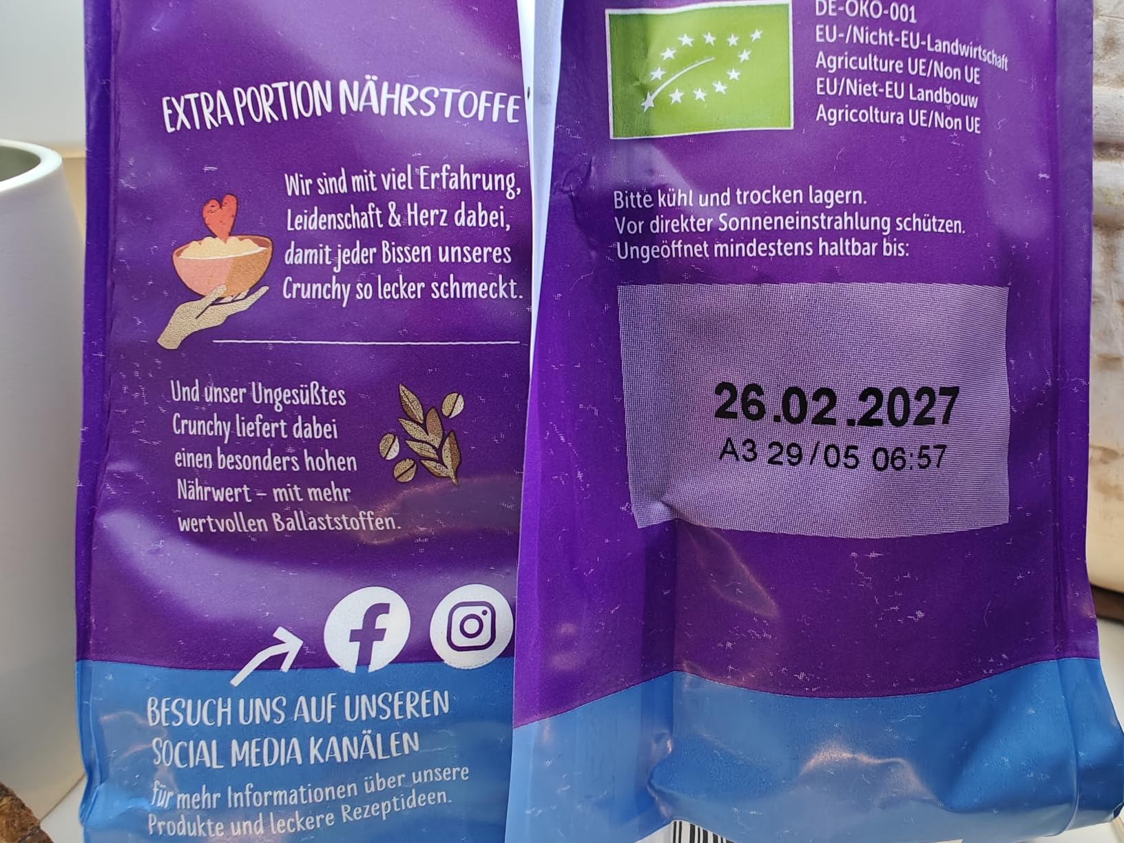 Bester ungesüßter Crunch