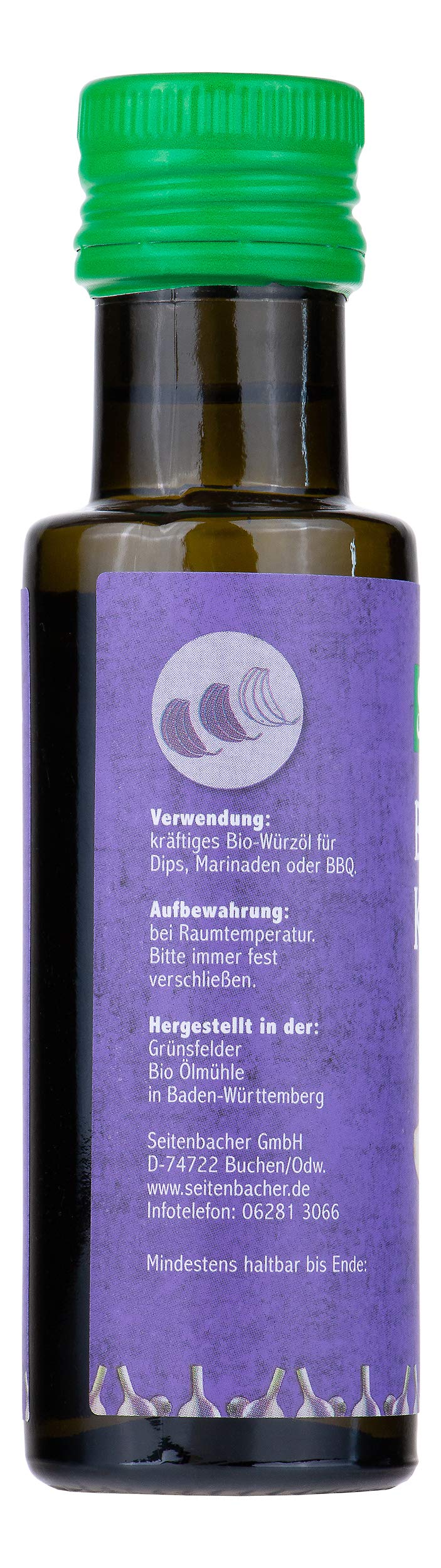 seitenbacher-bio-knoblauch-w-rz-l-kaltgepresst-nativ-4x100ml image 2