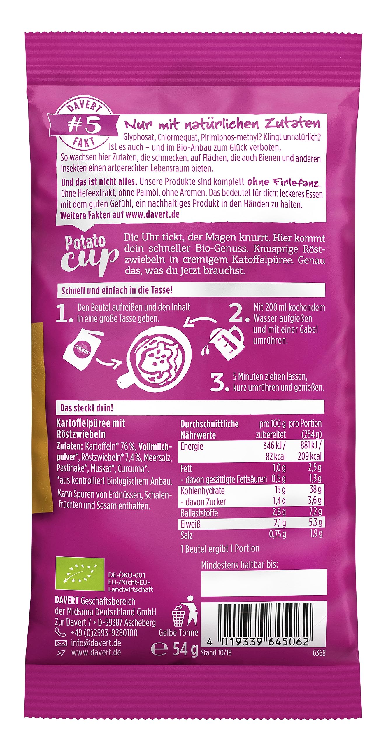 davert-bio-potato-cup-r-stzwiebel-kartoffelp-ree-fertiggericht image 2