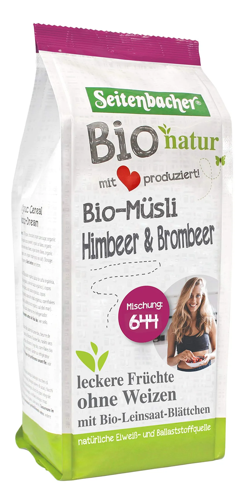 seitenbacher-bio-m-sli-himbeere-und-brombeere-454g-lactosefrei-weizenfrei-vollko image 1