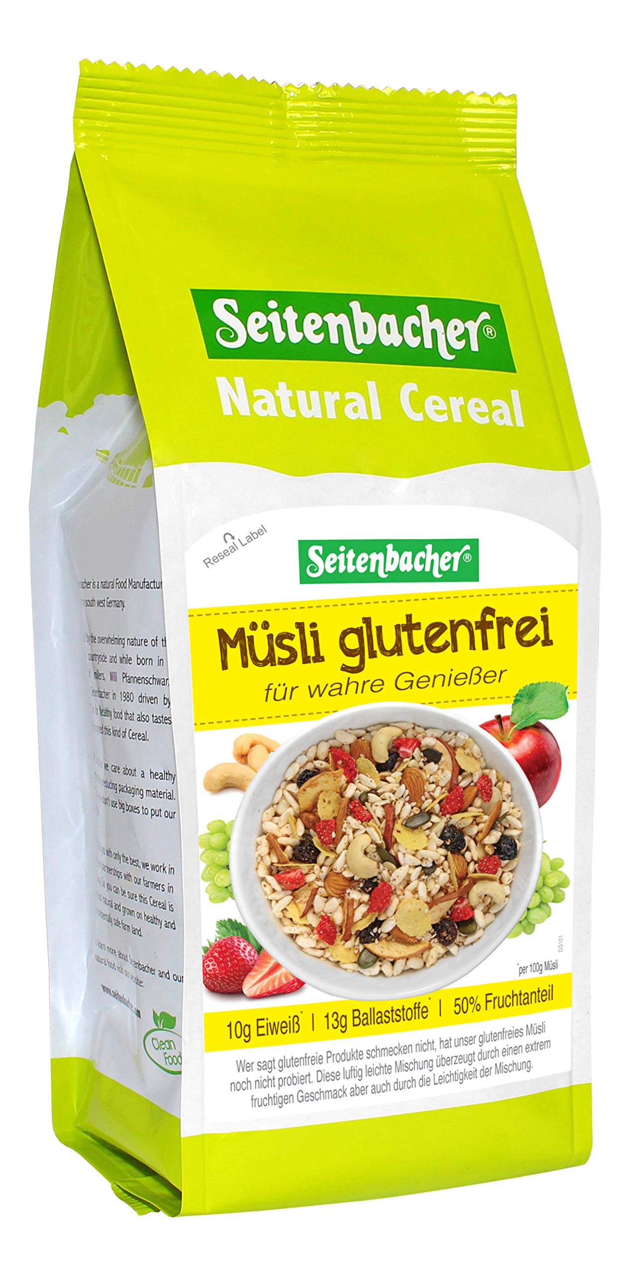 seitenbacher-m-sli-glutenfrei-laktosefrei-fr-chte-n-sse-375-g image 1
