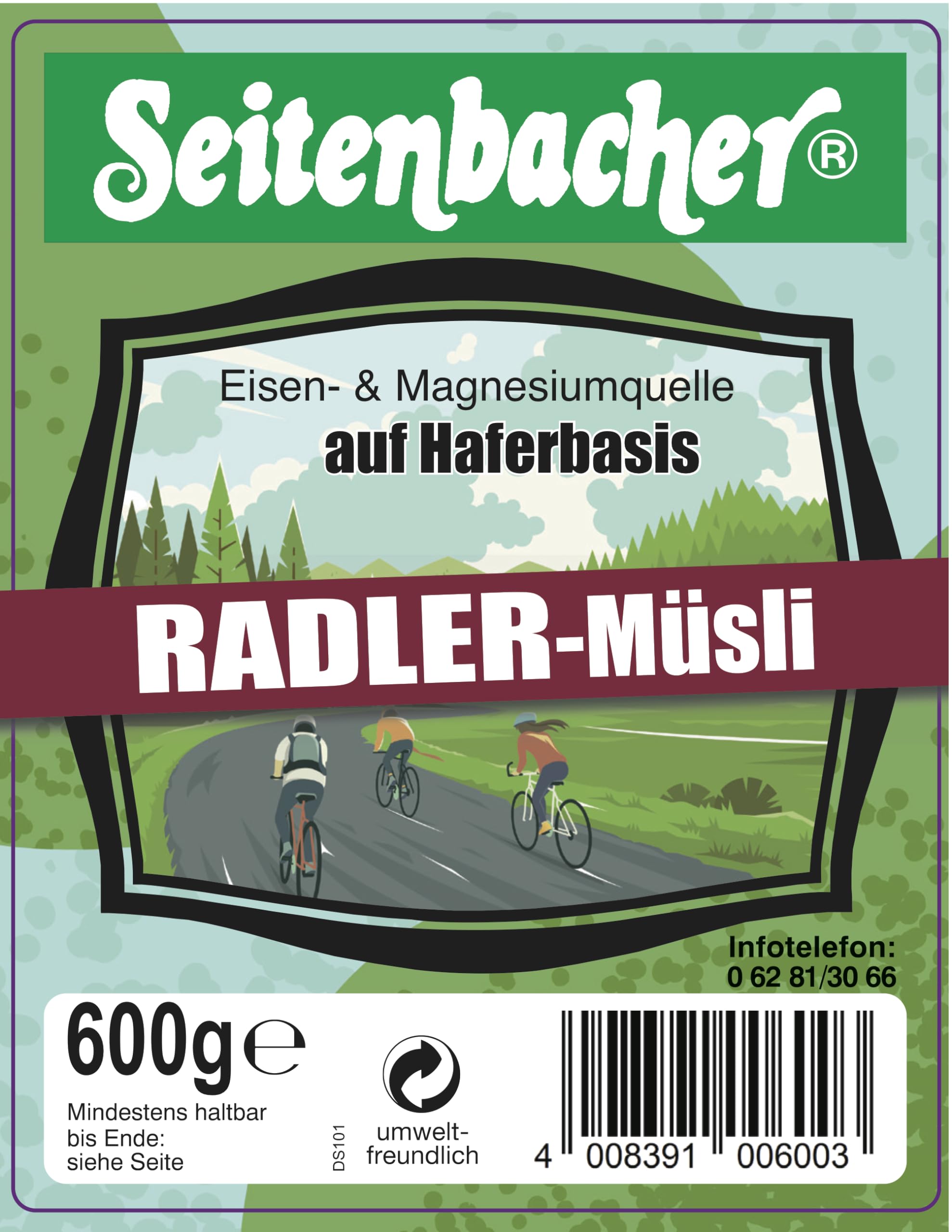seitenbacher-radler-m-sli-hafer-dinkel-sauerkirsche-schoko-weizenfrei-3x600-g image 2