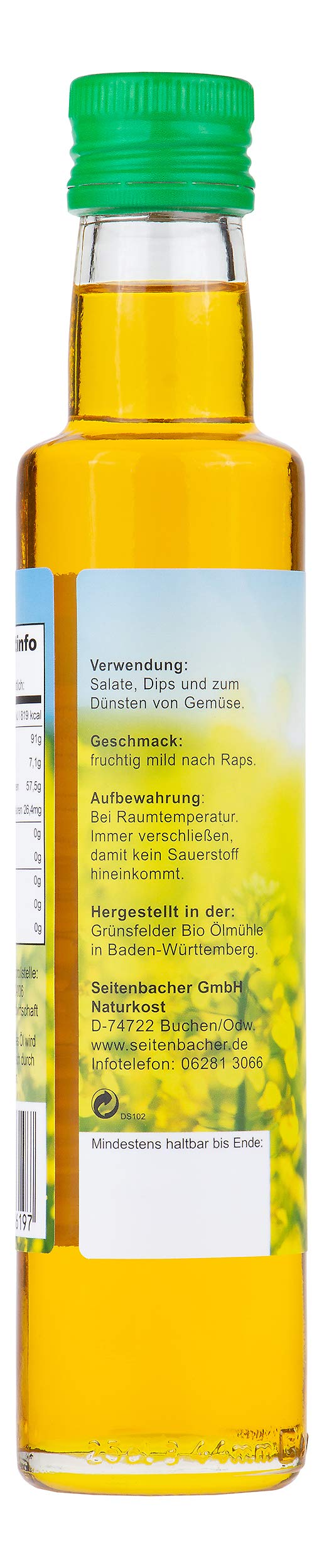 seitenbacher-bio-raps-l-kaltgepresst-nativ-250ml image 3