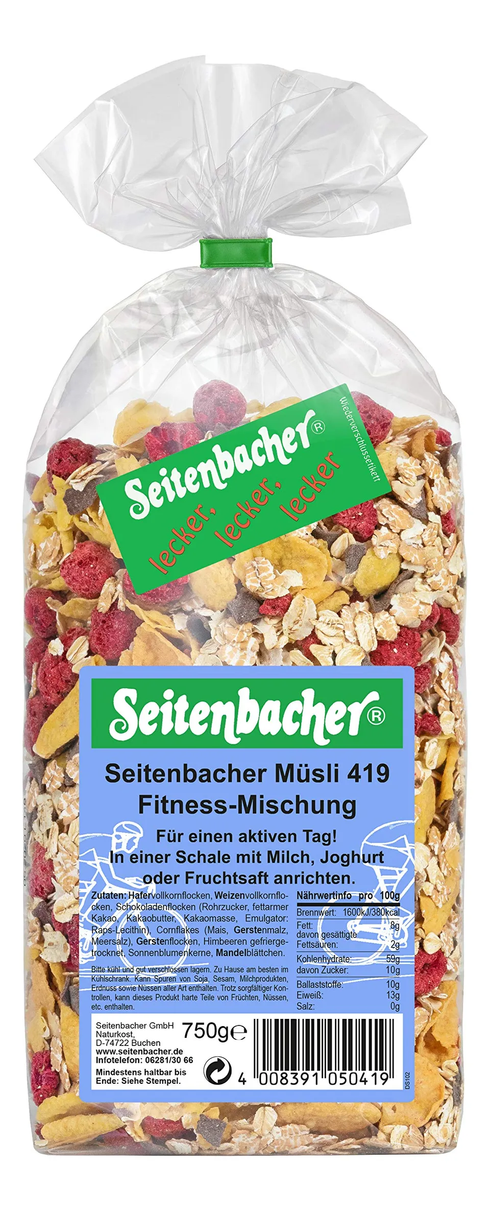 seitenbacher-m-sli-fitness-mischung-vollkorn-750g image 1