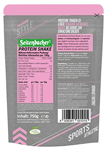 seitenbacher-casein-protein-shake-pulver-75-0-erdbeere-750g image 6