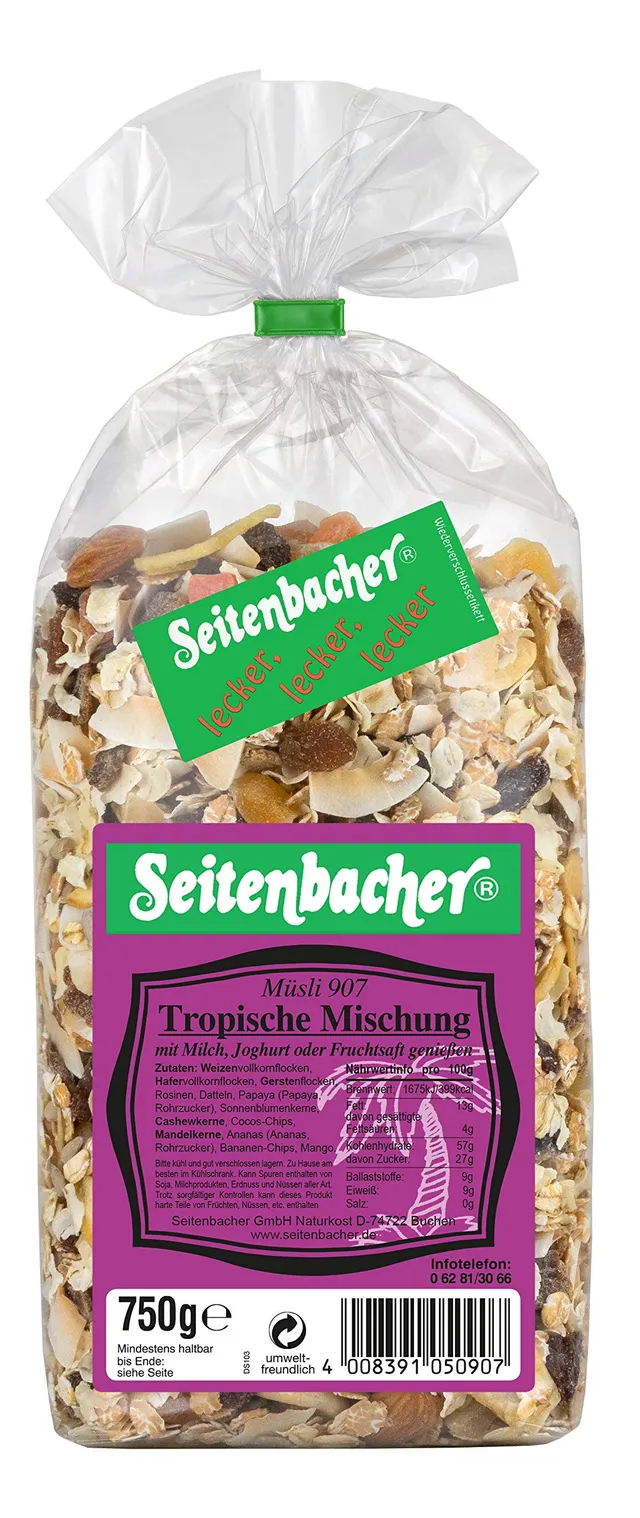 seitenbacher-m-sli-tropische-mischung-vollkorn-6-x-750g image 1