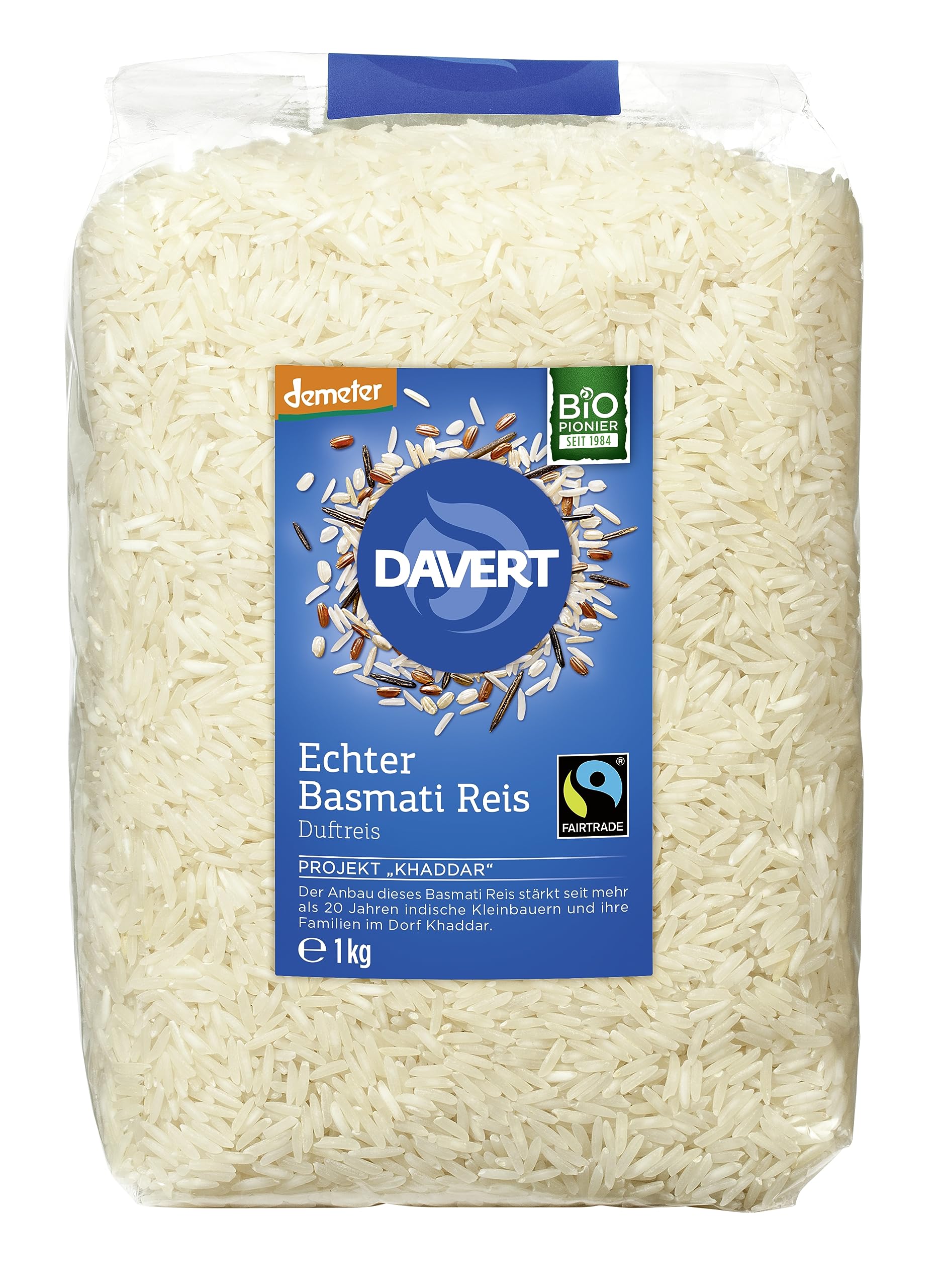 davert-demeter-echter-basmati-reis-wei-fairtrade-1-kg image 1