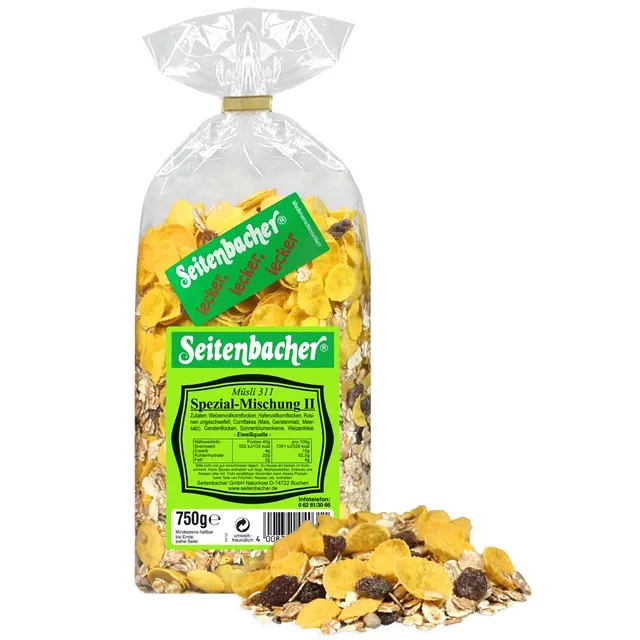 seitenbacher-m-sli-spezial-mischung-basis-mischung-vollkorn-4x750g image 1