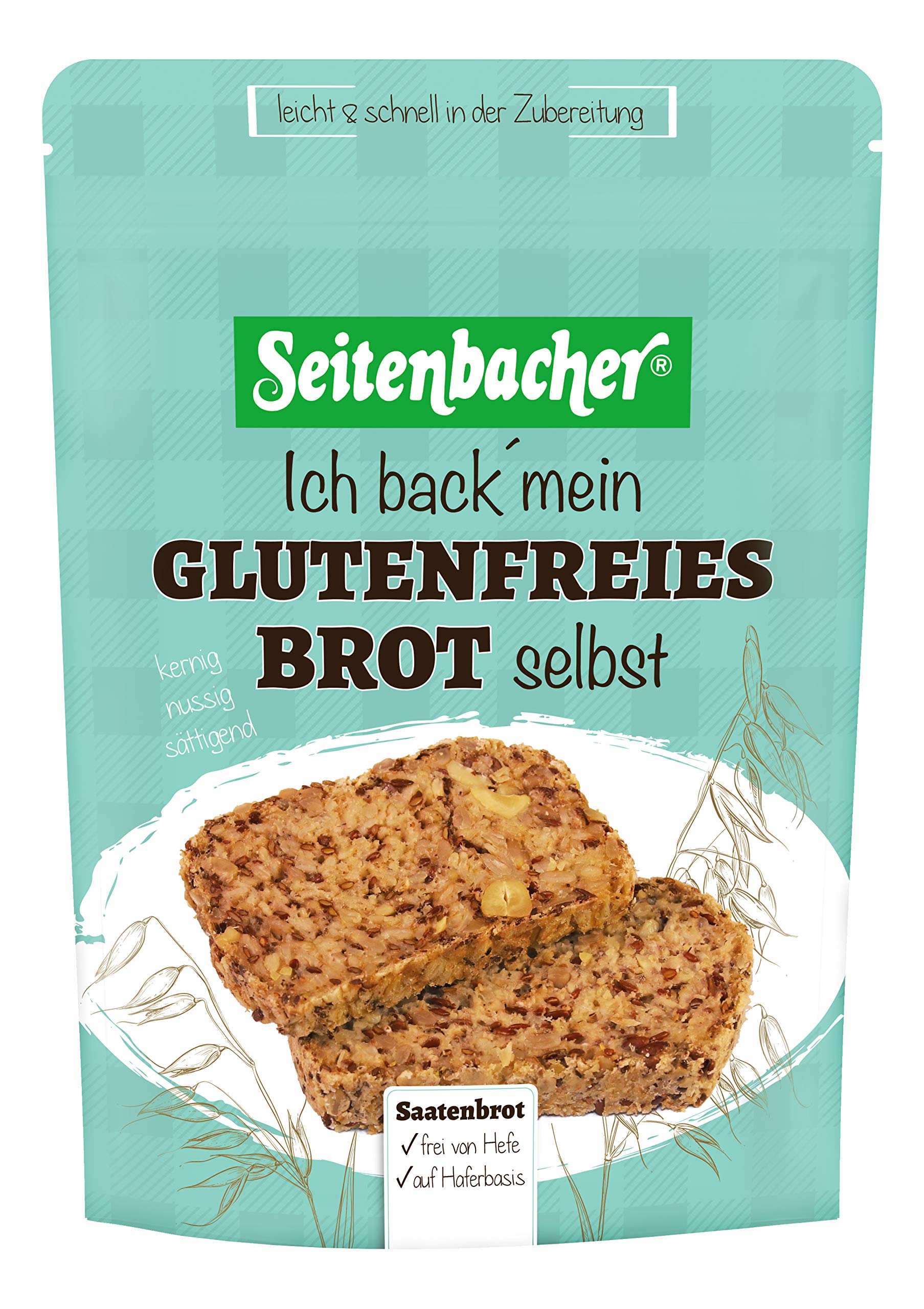 seitenbacher-backmischung-glutenfreies-brot-mit-saaten-500g-ohne-hefe image 1