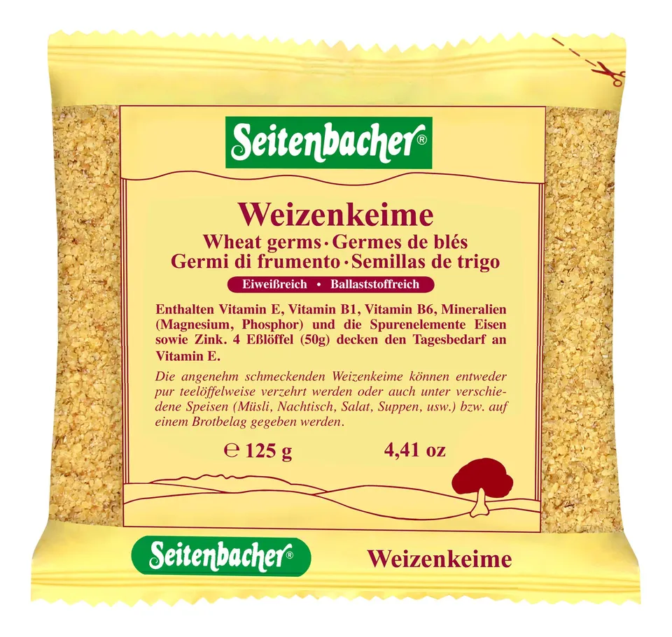 seitenbacher-weizenkeime-mit-vitamin-e-12-x-125-g image 1
