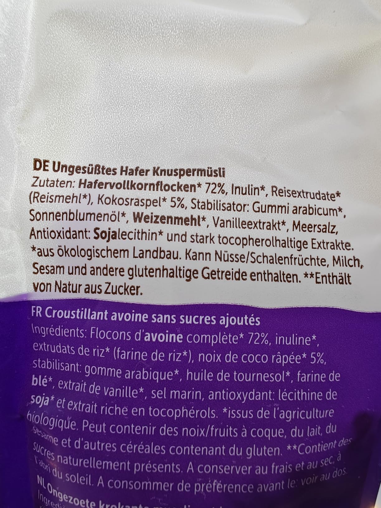 Solides Alltagsmüsli