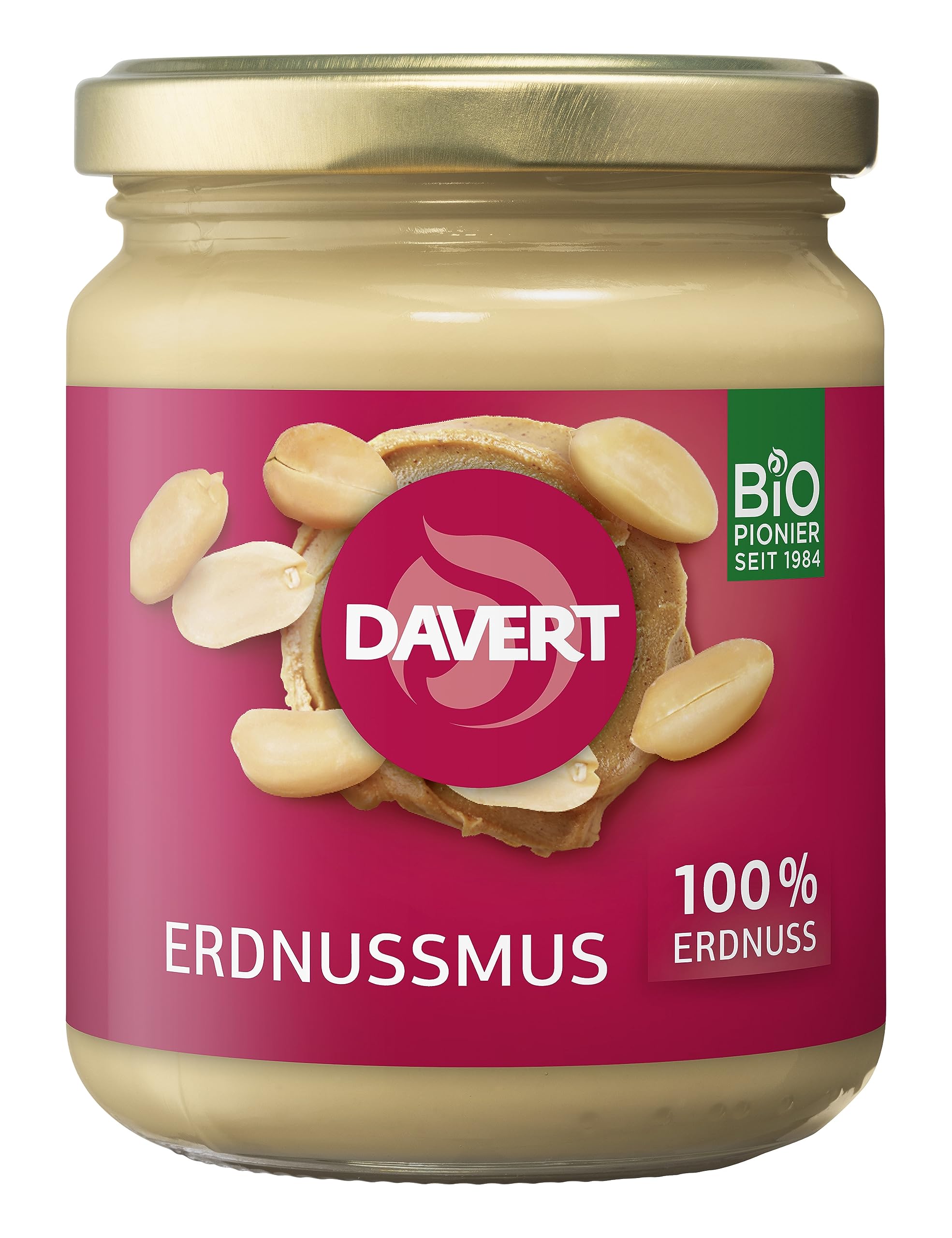 davert-erdnussmus-bio-nut-butter-250-g image 1