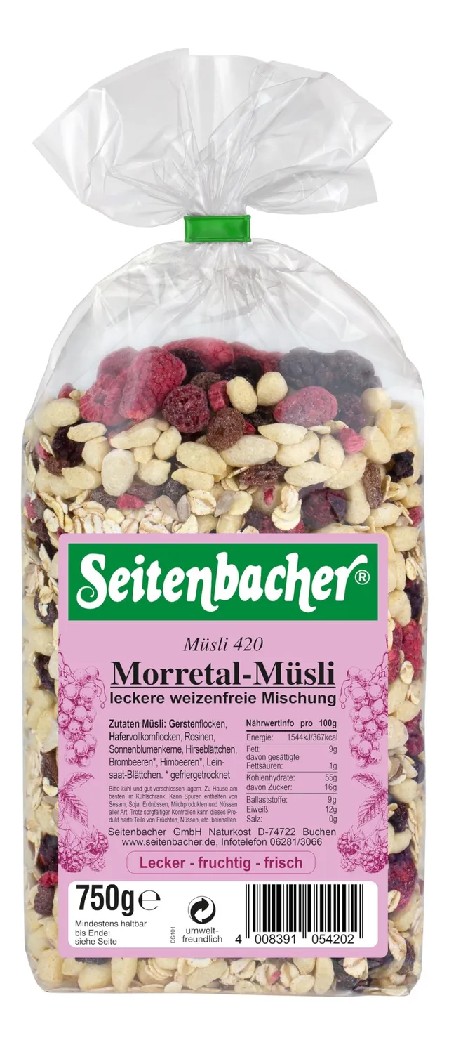 seitenbacher-morretal-m-sli-vollkorn-beeren-weizenfrei-ohne-zuckerzusatz-3-x-750 image 1