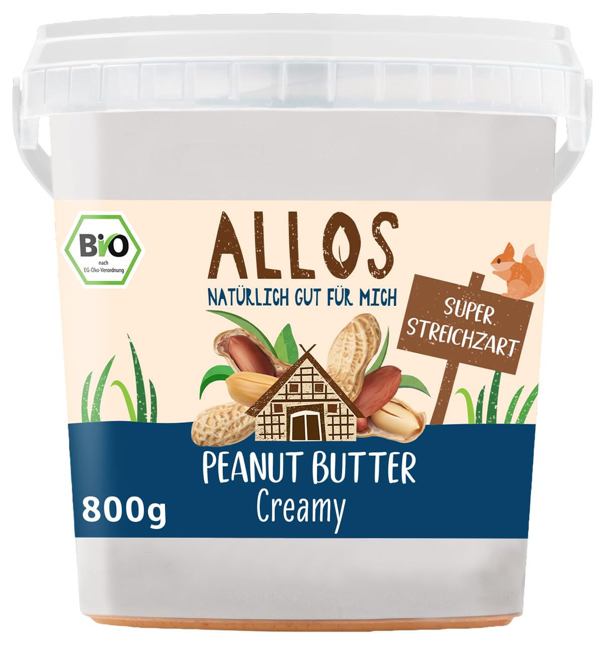 allos-bio-peanutbutter-crunchy-erdnussbutter-knusprig-800-g image 8