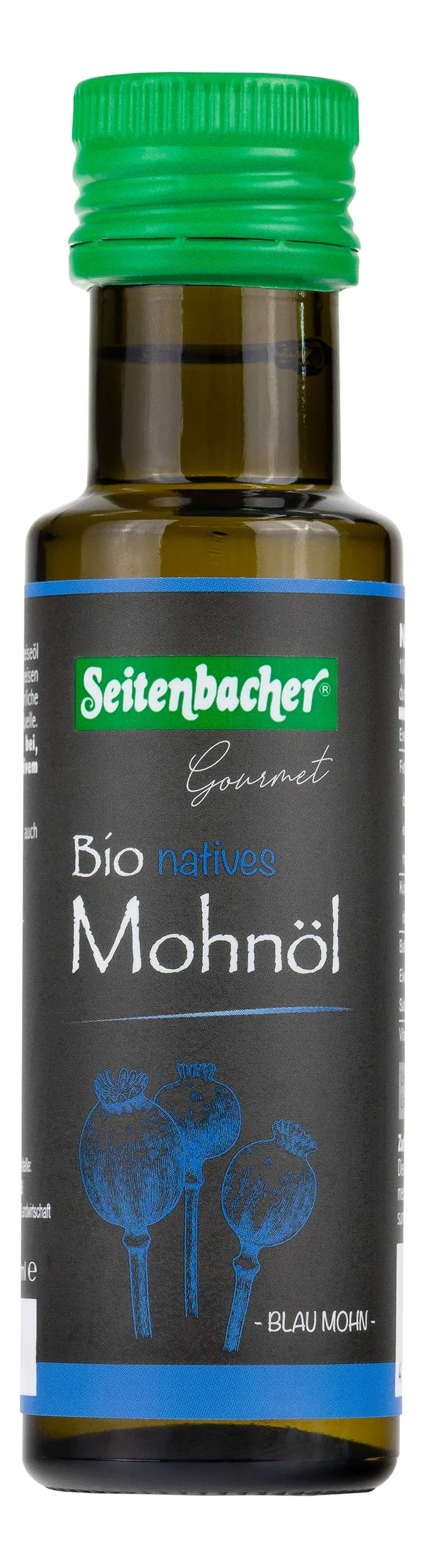 seitenbacher-gourmet-bio-mohn-l-nativ-kaltgepresst-erste-pressung-1-x-100-ml image 1