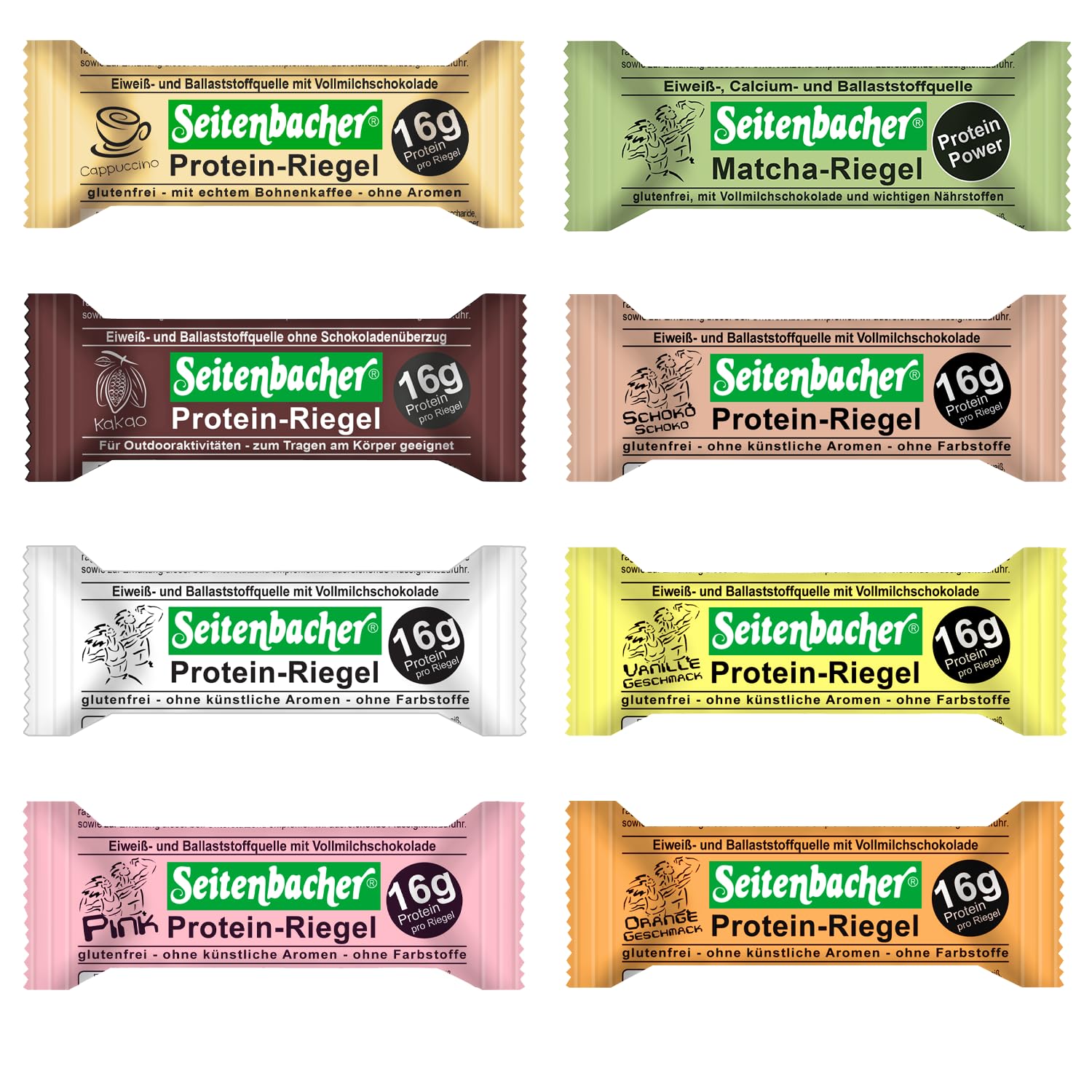 seitenbacher-probierbox-proteinriegel-mix-8-x-60g image 1
