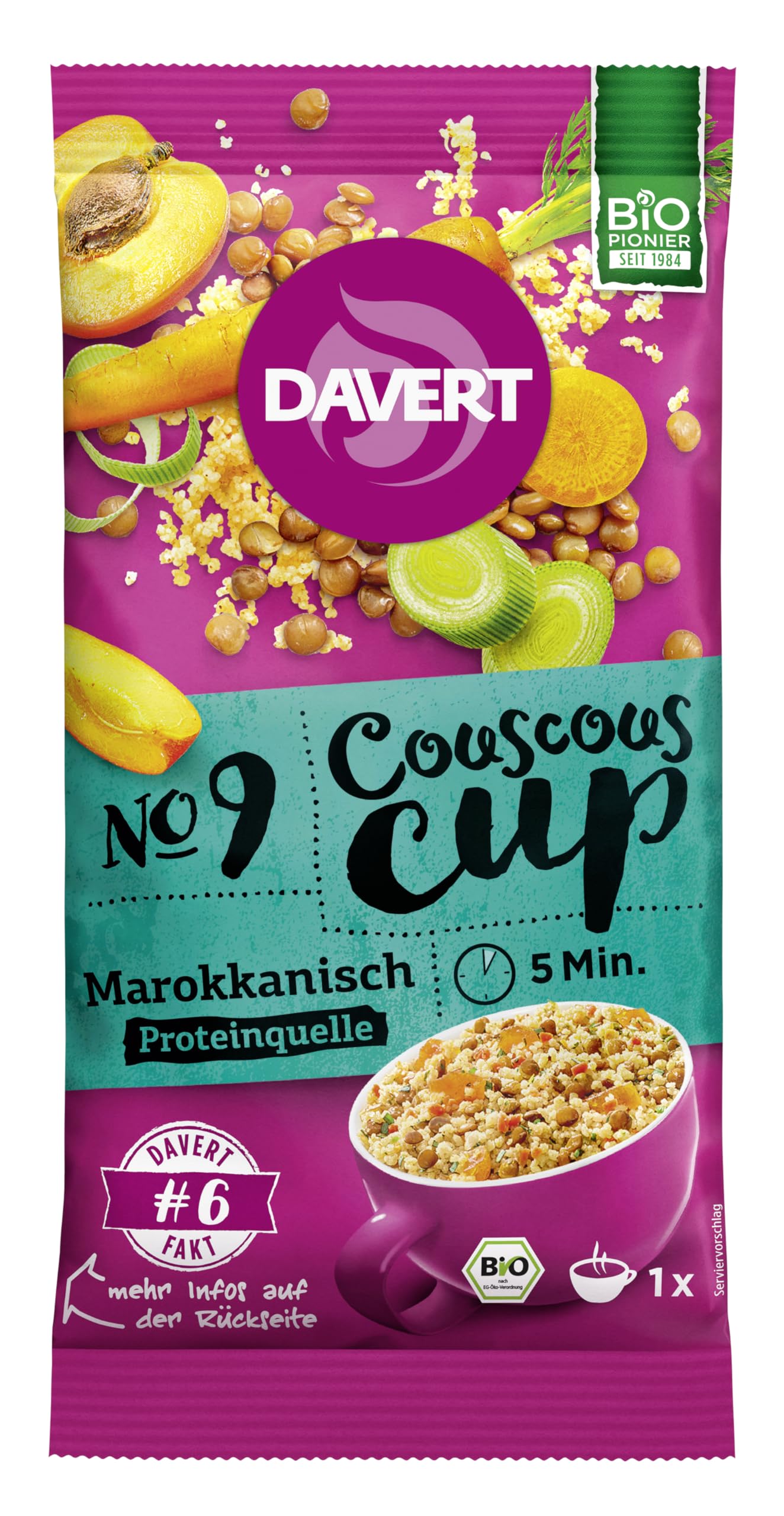 davert-couscous-cup-marokkanisch-bio-couscous-cup-70-g image 1