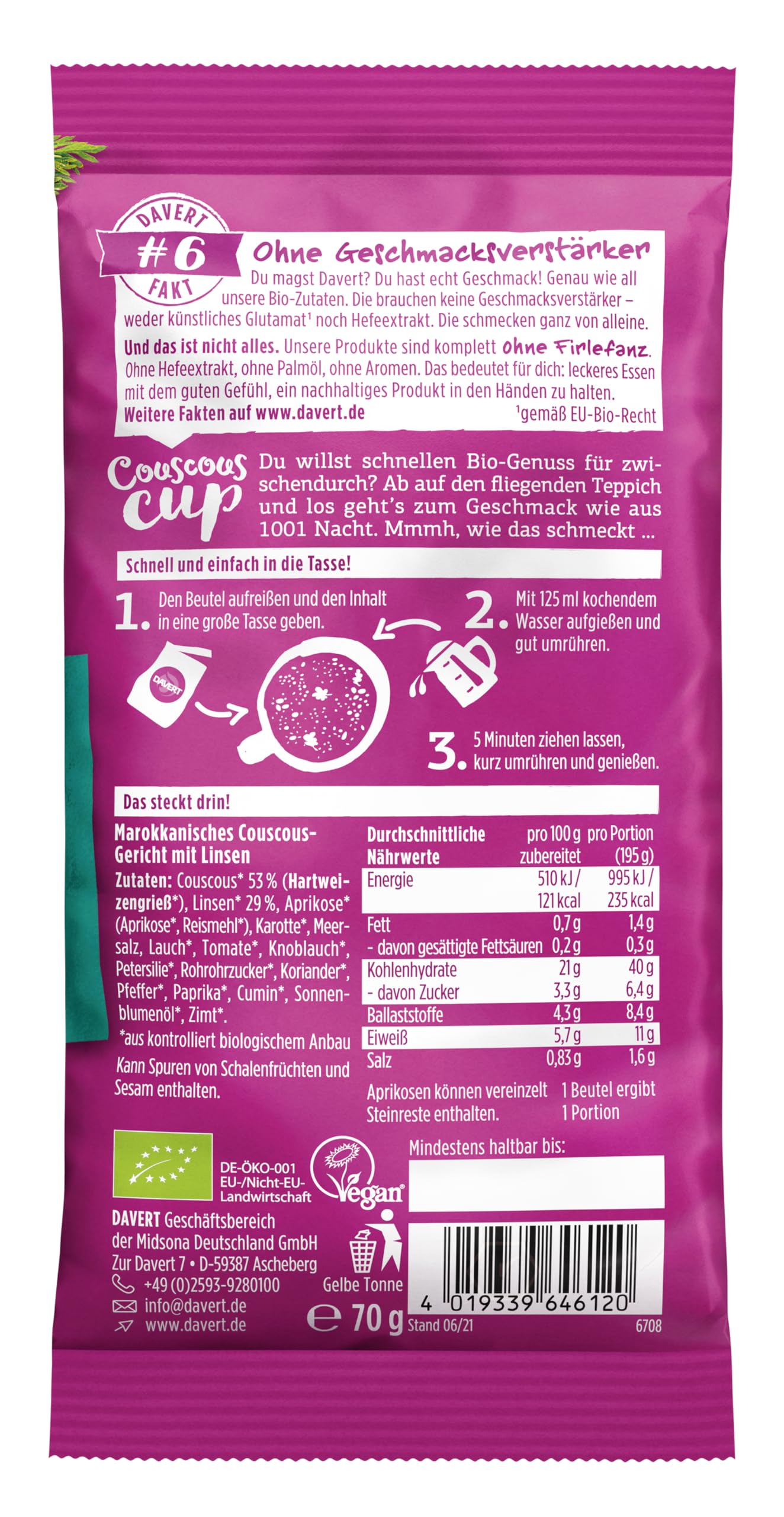 davert-couscous-cup-marokkanisch-bio-couscous-cup-70-g image 2