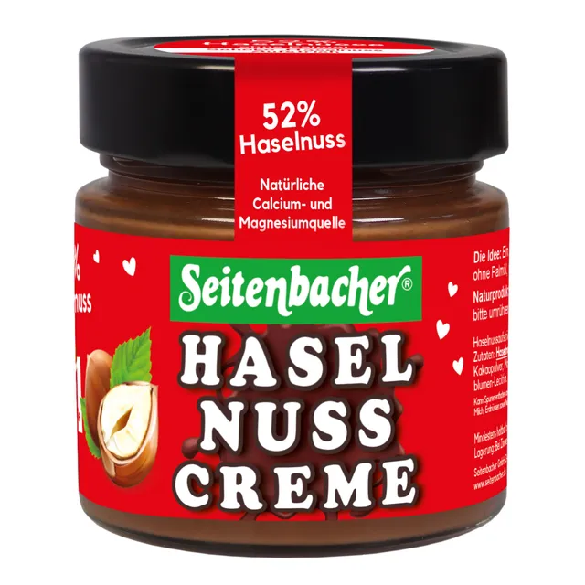 seitenbacher-schoko-haselnuss-aufstrich-creme-52-haseln-sse-vegan-3x200g image 1