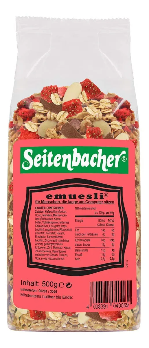 seitenbacher-e-m-sli-ger-stet-schoko-erdbeere-mandel-3-x-500-g image 1