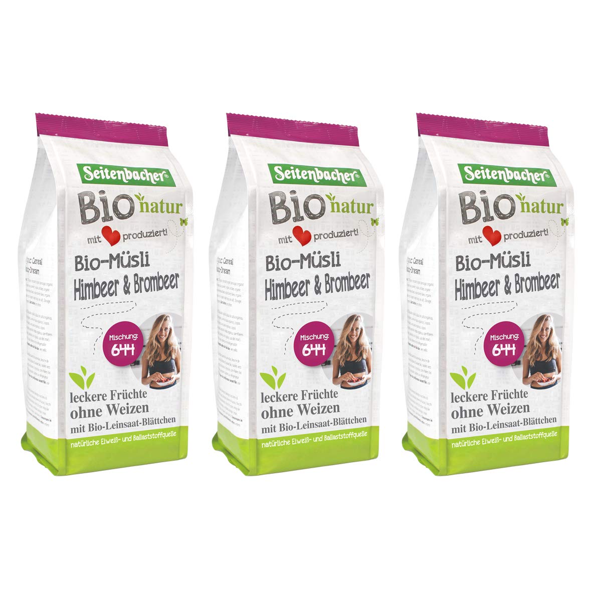 seitenbacher-bio-m-sli-himbeere-und-brombeere-454g-lactosefrei-weizenfrei-vollko image 2