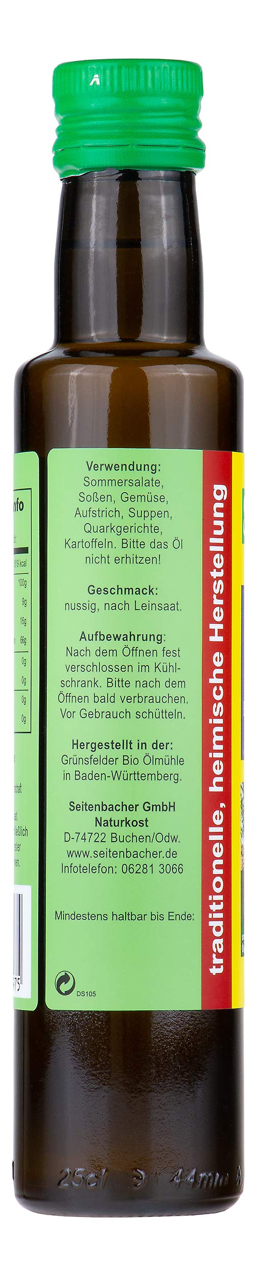 seitenbacher-bio-leinsaat-l-kaltgepresst-nativ-250-ml image 4