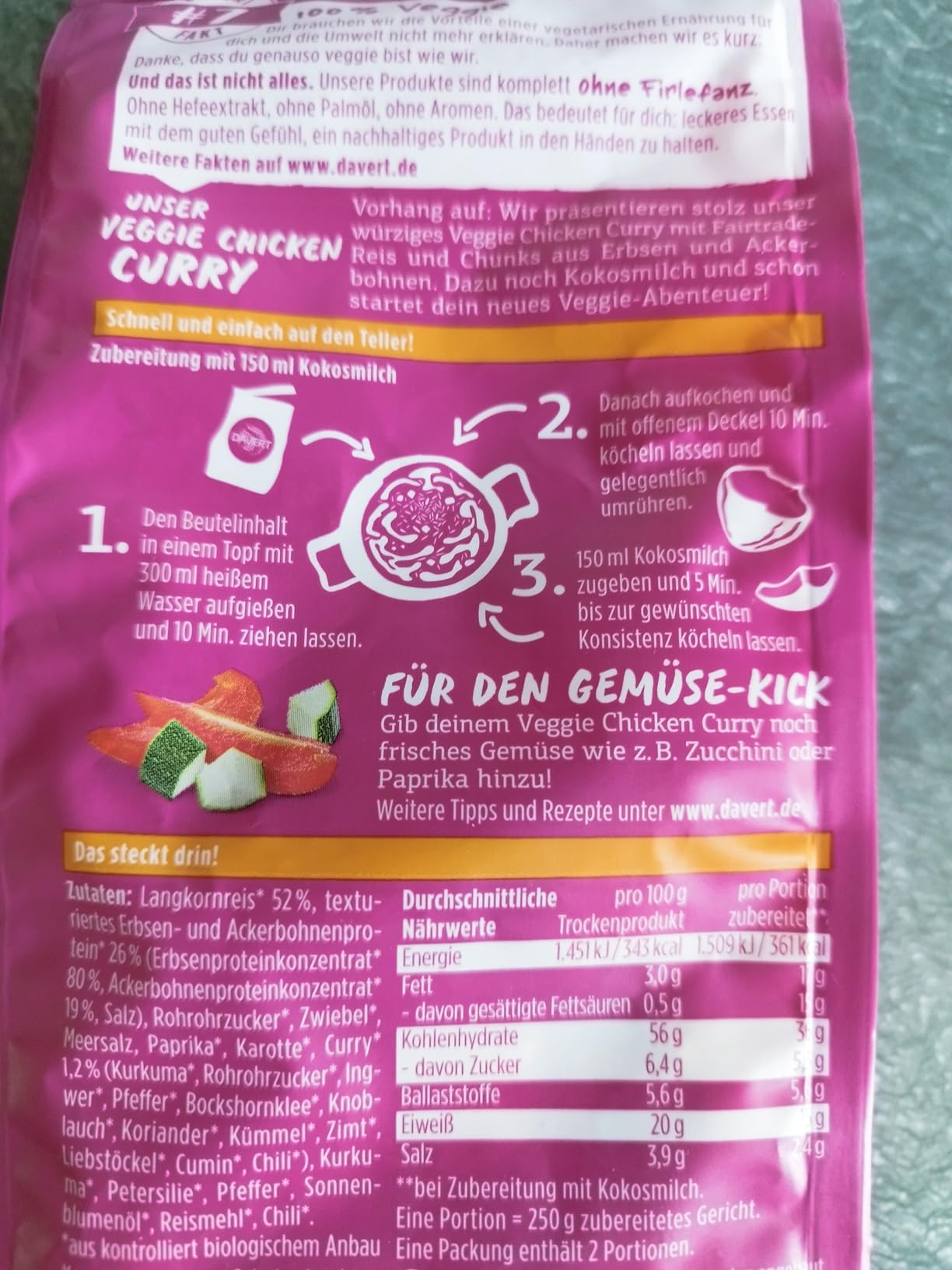 Gute Qualität, faire Portion