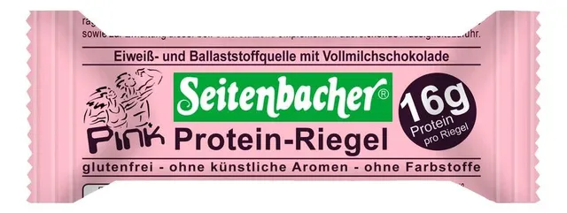 seitenbacher-protein-riegel-pink-erdbeere-60-g image 1