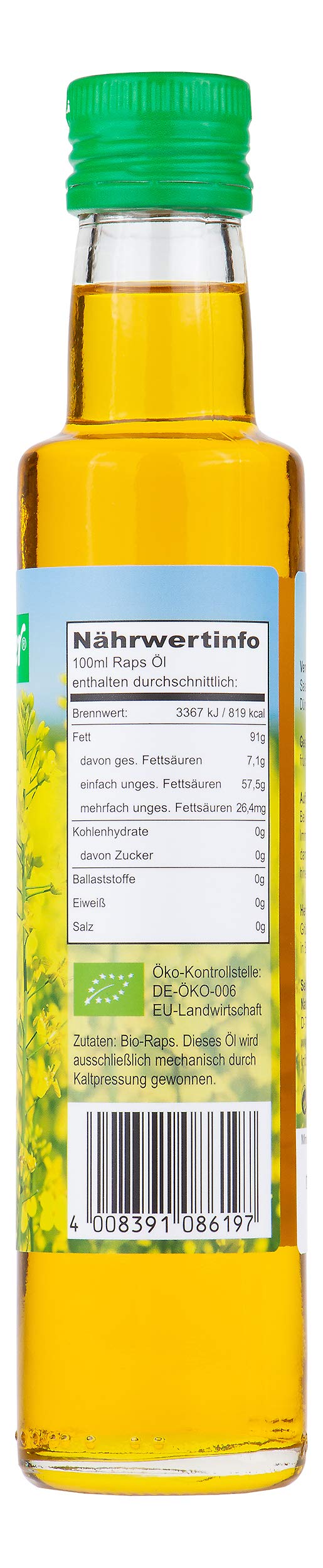 seitenbacher-bio-raps-l-kaltgepresst-nativ-250ml image 2