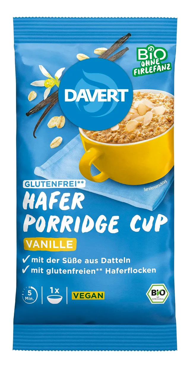 davert-porridge-cup-vanille-glutenfrei-65g-bio image 1