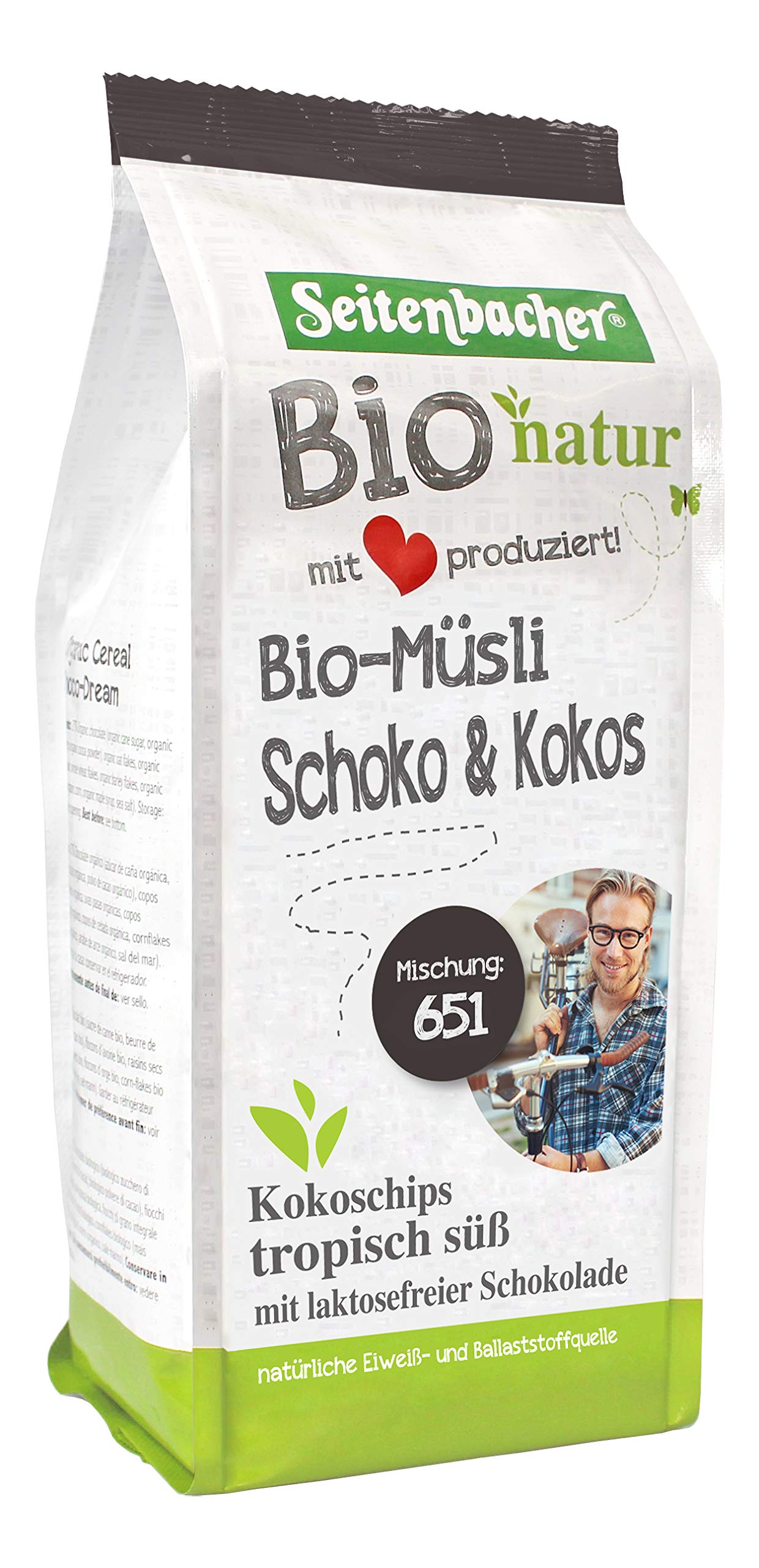 seitenbacher-bio-vollkorn-m-sli-schoko-und-kokos image 1