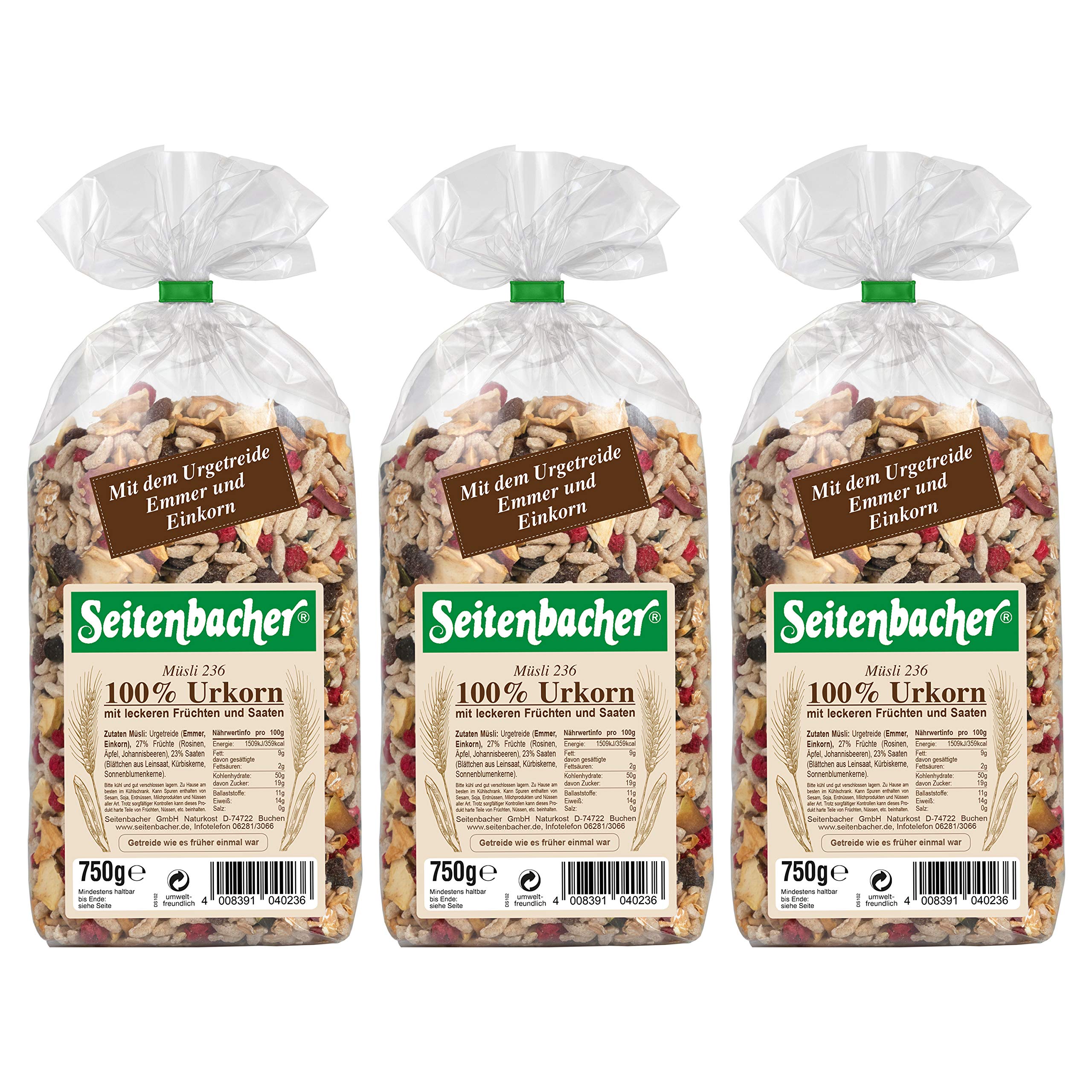 seitenbacher-100-urkorn-m-sli-emmer-einkorn-dinkel-vollkorn-3-x-750g image 2