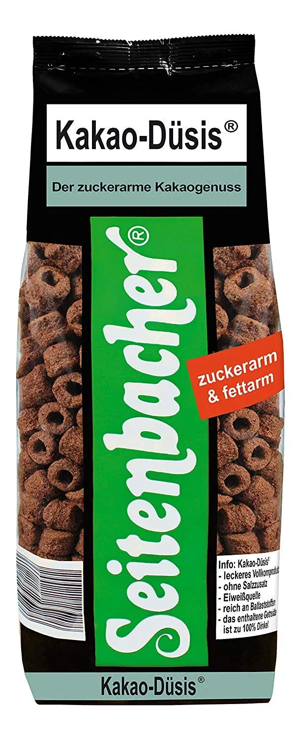 seitenbacher-kakao-d-sis-dinkel-cerealien-vollkorn-weizenfrei-375g image 1