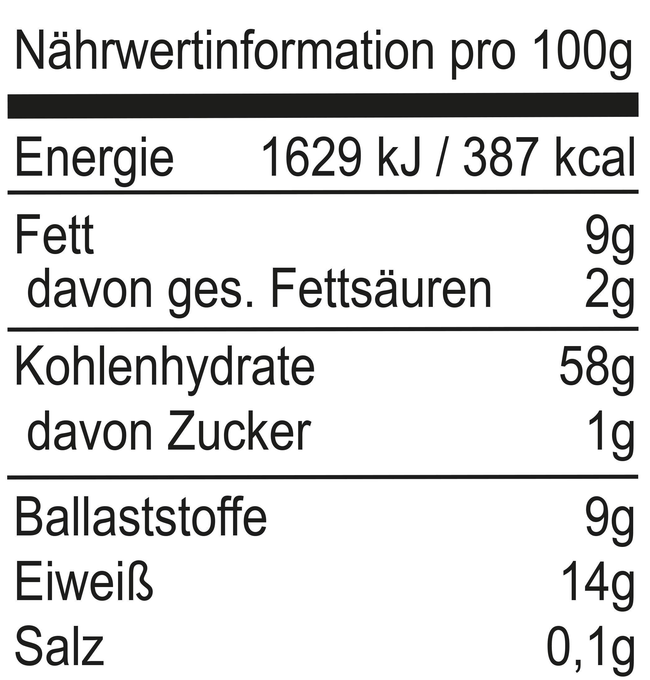 seitenbacher-m-sli-zuckerarm-vollkorn-weizenfrei-600g image 2